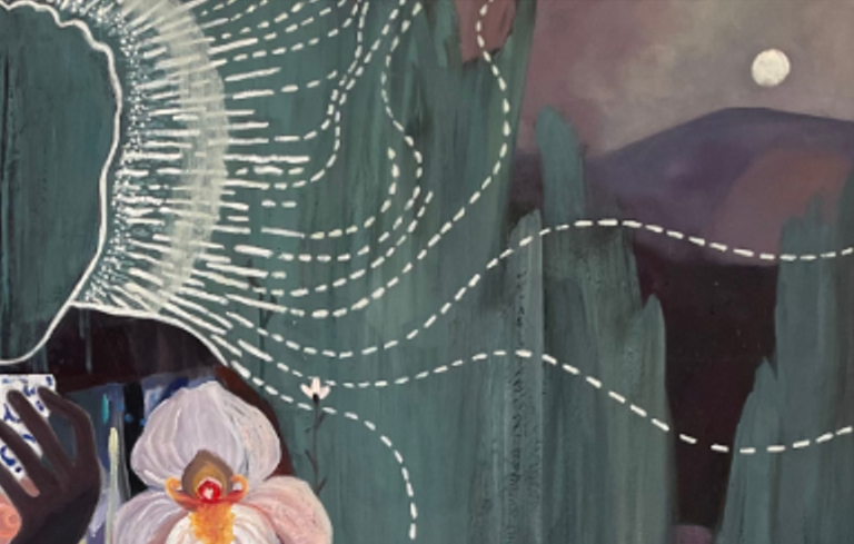 winter took a sip of spring.  leila rose fanner FEB